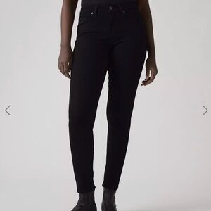 LEVI'S Women's 721 High-Rise Skinny Corduroy Jeans -- Size 31x30 -- Black $69.50